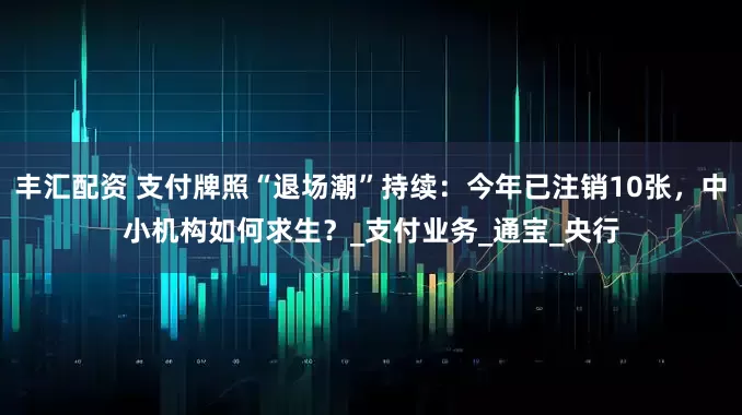 丰汇配资 支付牌照“退场潮”持续：今年已注销10张，中小机构如何求生？_支付业务_通宝_央行