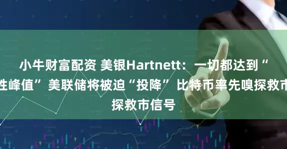 小牛财富配资 美银Hartnett：一切都达到“流动性峰值” 美联储将被迫“投降” 比特币率先嗅探救市信号